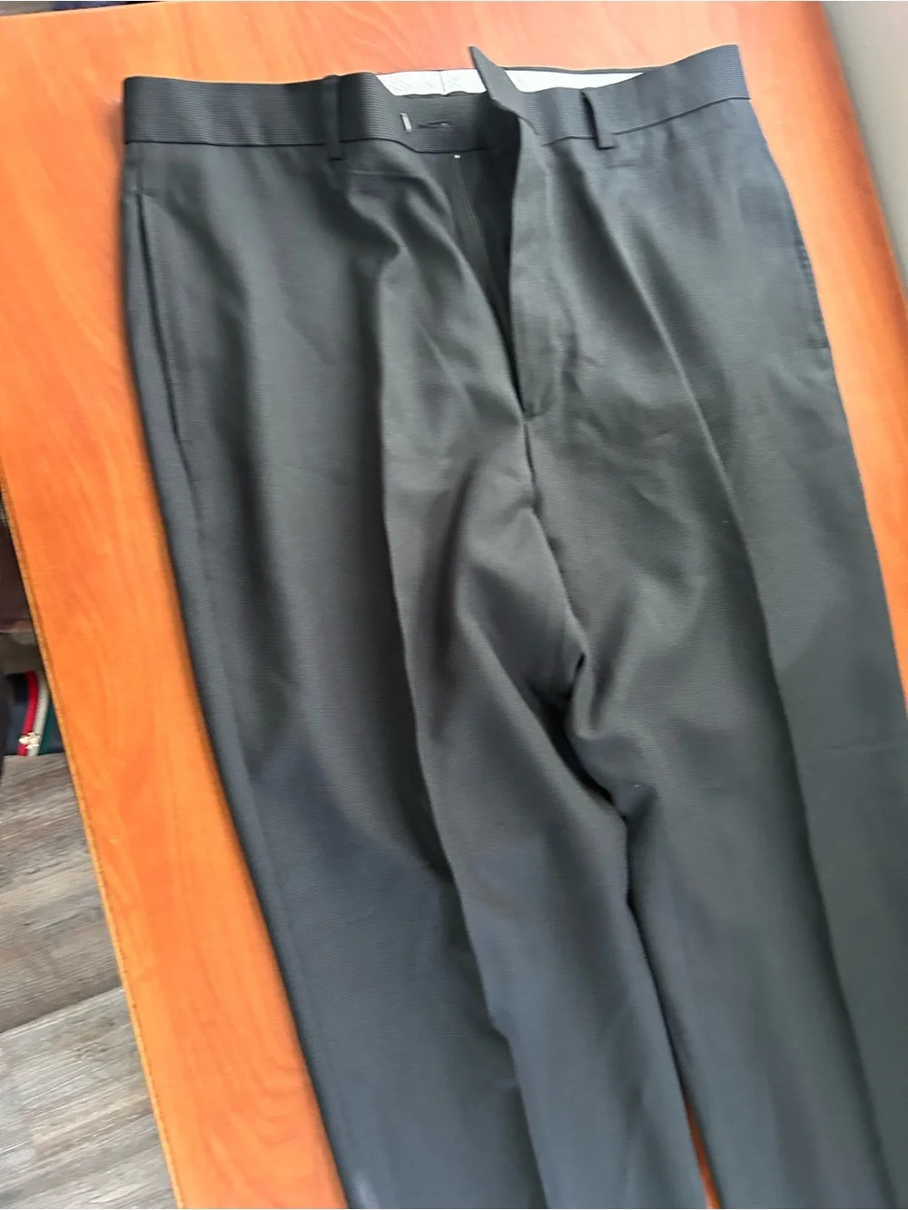 Men's Black Dress Pants - Classic Straight Fit